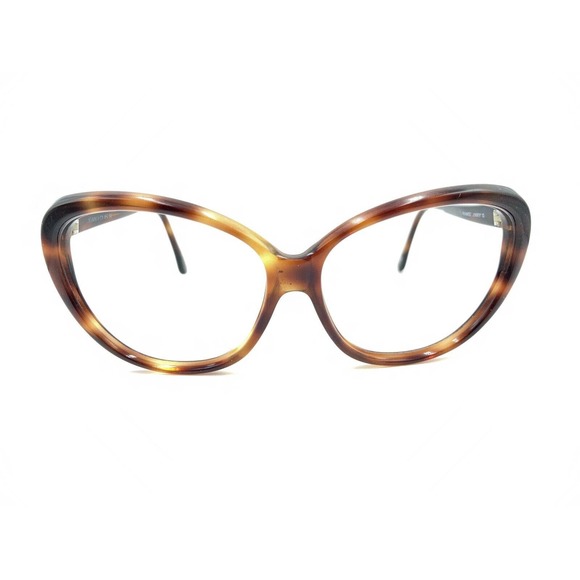 Jean Louis Scherrer Vintage Jakky'O Tortoise Brown Cat Eye Sunglasses Frames 130 - Picture 6 of 12